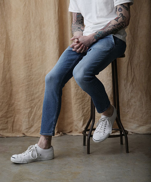 「MR.OLIVE」 デニムパンツ LARGE ブルー メンズ_画像4