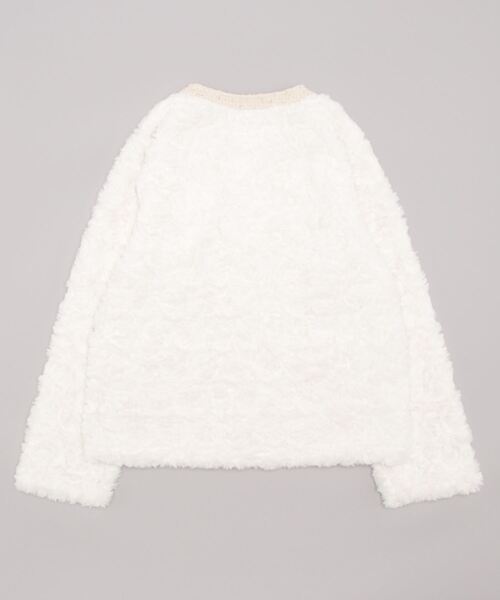 「Jasmine Grandiflorum」 ノーカラージャケット SMALL ホワイト レディース_画像3