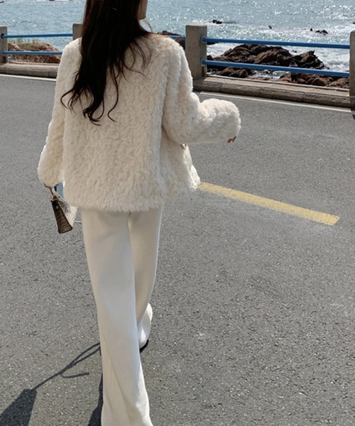 「Jasmine Grandiflorum」 ノーカラージャケット SMALL ホワイト レディース_画像8