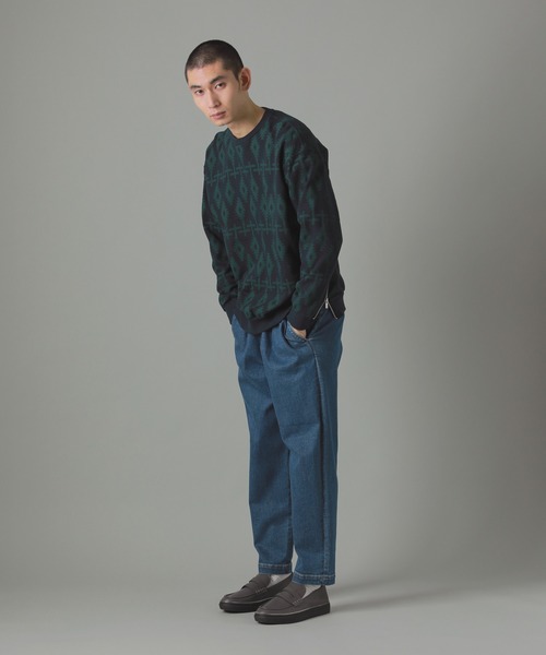 「ZUCCa」 ローファー M size グレー メンズ_画像5