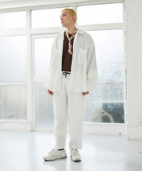 「Nilway」 長袖シャツ MEDIUM グリーン メンズ_画像3