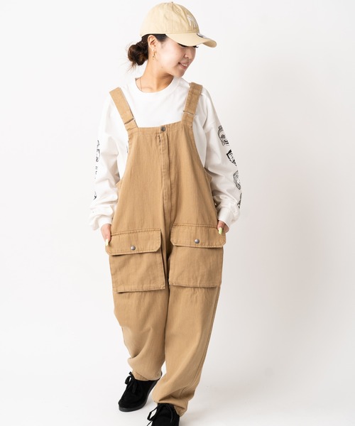 「gym master」 オーバーオール X-LARGE ベージュ メンズ