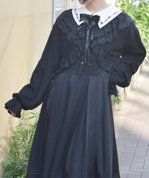 axes femme（アクシーズ ファム） カーディガン フリルカットソー