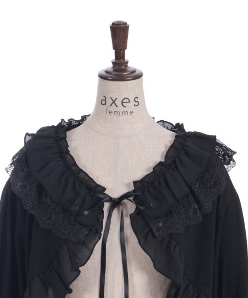 axes femme（アクシーズ ファム） カーディガン フリルカットソー
