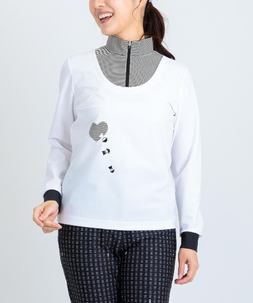 Picone CLUB（ピッコーネクラブ） tシャツ レイヤード風UV冷感プル