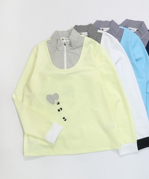 Picone CLUB（ピッコーネクラブ） tシャツ レイヤード風UV冷感プル