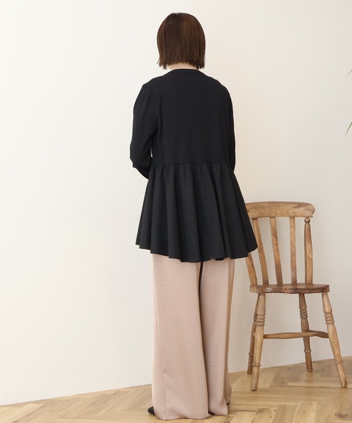 tシャツ 布帛切替ペプラムプルオーバー レディース | AMERICAN HOLIC | 23