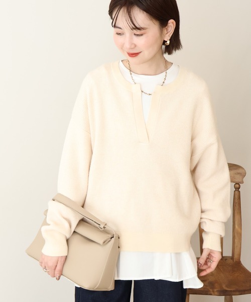tシャツ 布帛切替ペプラムプルオーバー レディース | AMERICAN HOLIC | 16