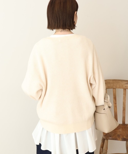 tシャツ 布帛切替ペプラムプルオーバー レディース | AMERICAN HOLIC | 18