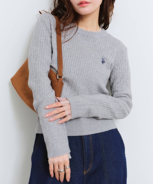 U.S. POLO ASSN.（ユーエスポロアッスン） サマーニット ニット
