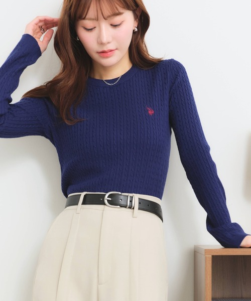 U.S. POLO ASSN.（ユーエスポロアッスン） サマーニット ニット