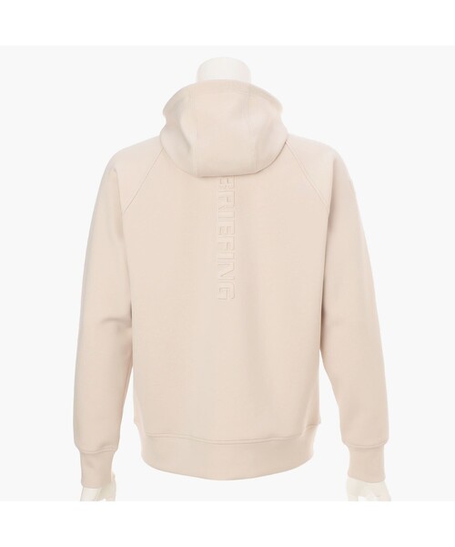 美品 ブリーフィング 3Dロゴ ブルゾン サイズM ベージュ BRIEFING（ブリーフィング） ブルゾン アウター 「BRIEFING GOLF