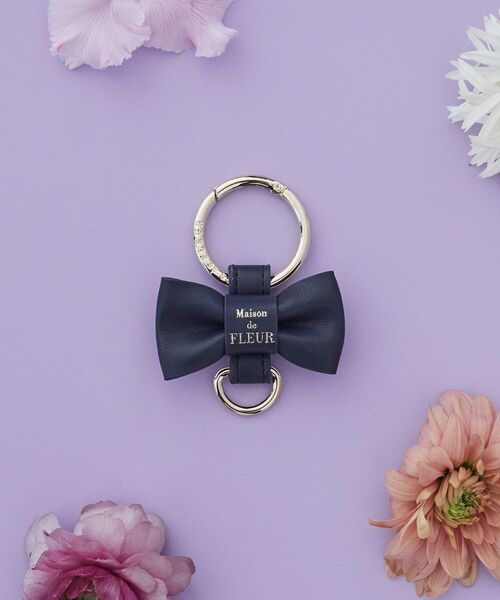 Maison de FLEUR（メゾンドフルール） チャーム リボンキーリング