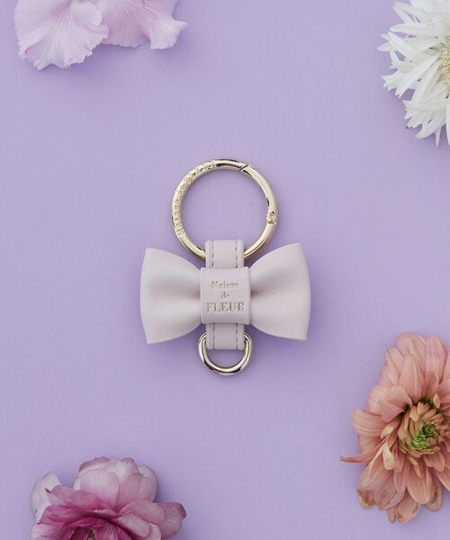 Maison de FLEUR（メゾンドフルール） チャーム リボンキーリング