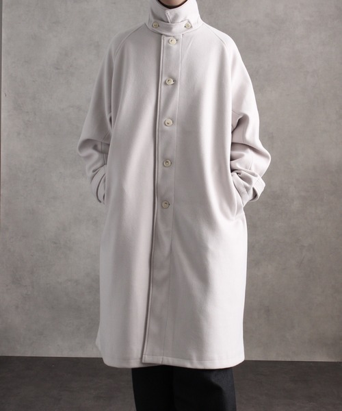 「welise」 ステンカラーコート L ブラック メンズ_画像3
