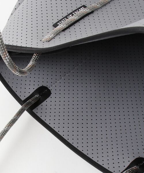 「STATE OF ESCAPE」 トートバッグ - グレー レディース_画像4