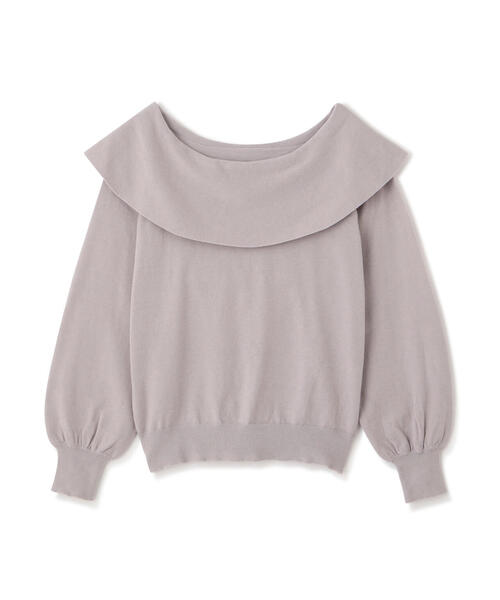 「PROPORTION BODY DRESSING」 長袖ニット FREE グレー レディース_画像3