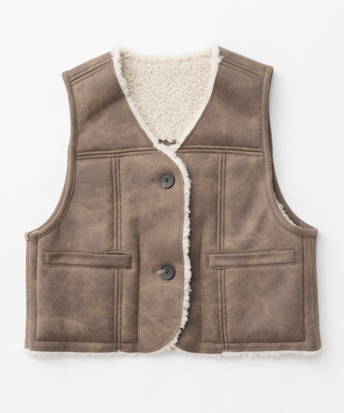 Multi Fabric Puffer Vest/マルチファブリックパッファーベスト