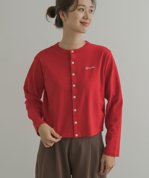 「GYMPHLEX」 カーディガン 14 ホワイト系その他 レディースの画像5