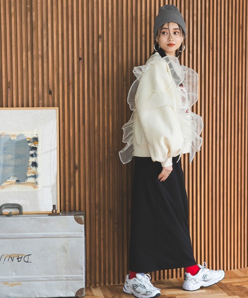 「bohmal」 スウェットカットソー FREE アイボリー レディース_画像5