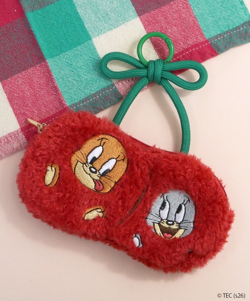 ポーチ 「公式」TOM and JERRY×Flapper さくらんぼポーチ レディース