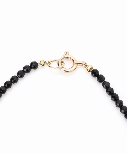 Lilas ブレスレット ゴールドパイプオニキスブレスレット K10