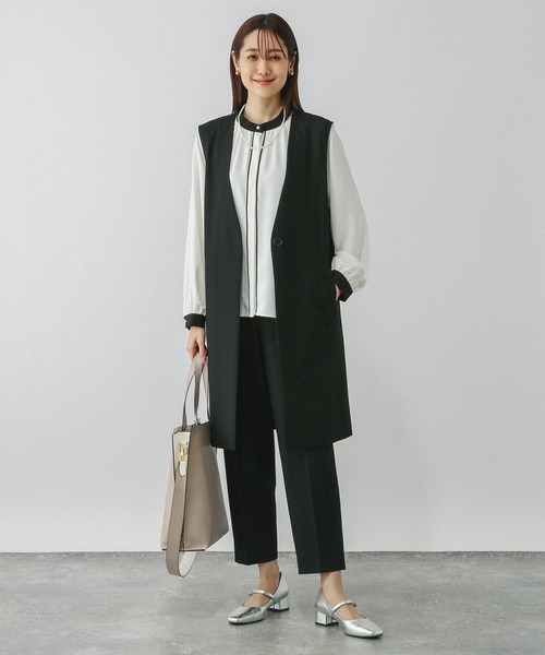 新品　GLOBAL WORK　人気　ジレ　フリーサイズ　❀ GLOBAL WORK - 新品 GLOBAL WORK 人気 ジレ フリーサイズ ❀の通販 by
