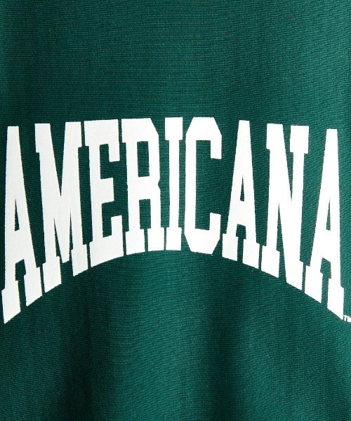 「AMERICANA」 スウェットカットソー M ダークグレー レディース_画像7