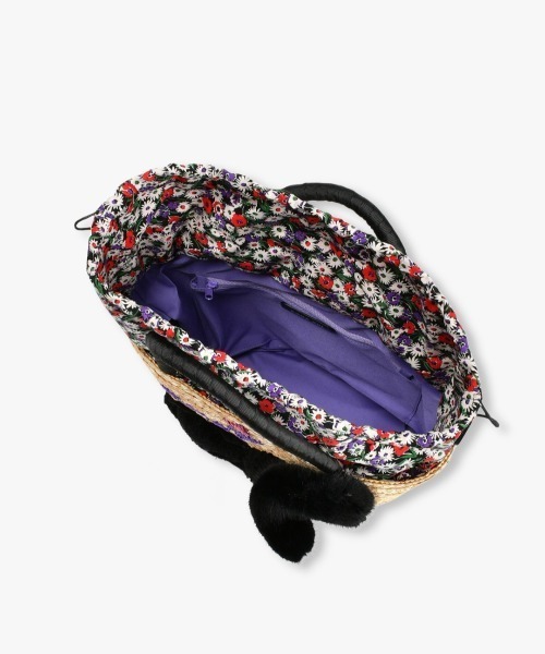 ANNA SUIアナスイ　かごバック　ジャンヌ　美品 ANNA SUI - 《アナスイ》新品 2023年モデル バタフライ型 水草編み