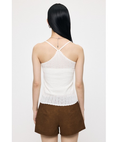 MOUSSY（マウジー） カーディガン 「26年SS新作」POINTELLE RUFFLE