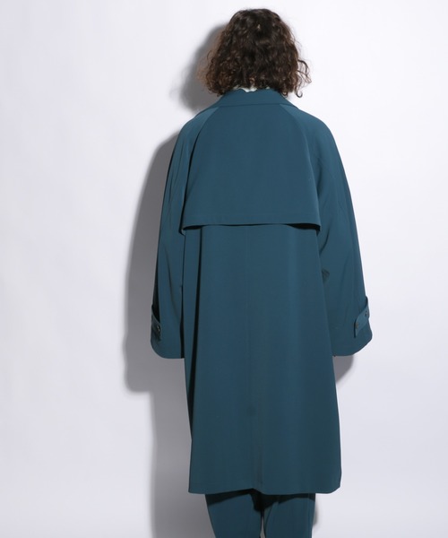 「HARE」 トレンチコート SMALL ブラック メンズ_画像7
