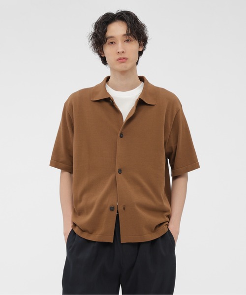 カーディガン COTTON SILK メンズの画像
