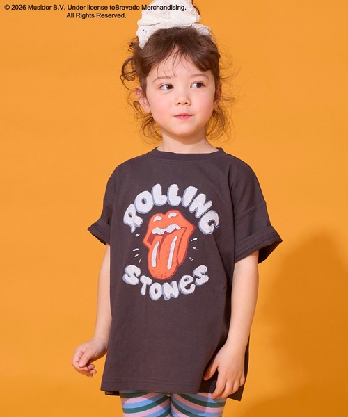 ローリングストーンズtシャツキッズ（キッズ、ジュニア服、シューズ 