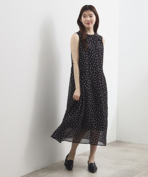 grove（グローブ） ワンピース 「貴島明日香さん着用」シアードット 