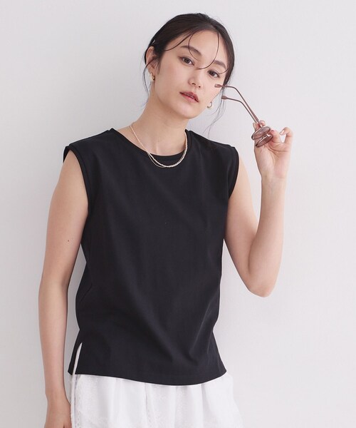 OPAQUE.CLIP（オペークドットクリップ） tシャツ マルチボーダー