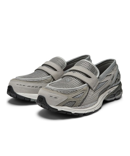 「New Balance」 スリッポン 23.0cm グレー メンズ_画像5