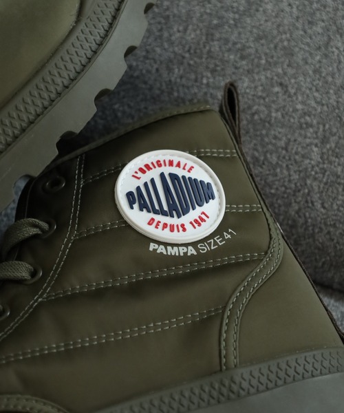 「PALLADIUM」 ハイカットスニーカー 25cm キャメル メンズ_画像9