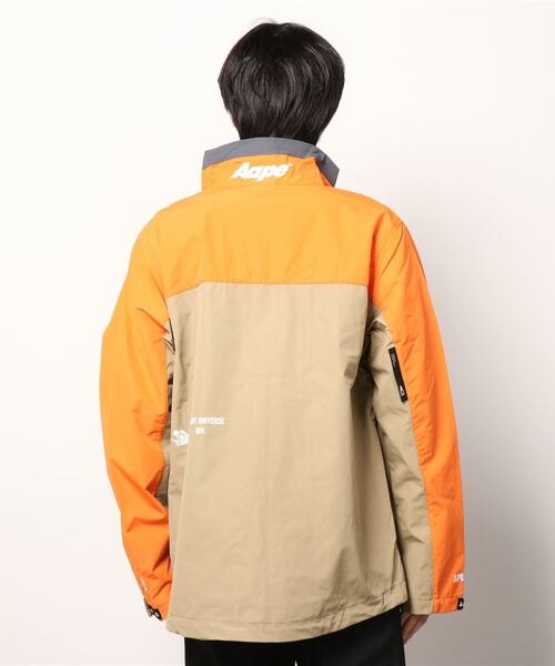 「AAPE BY A BATHING APE」 ブルゾン LARGE ブラック メンズ_画像2