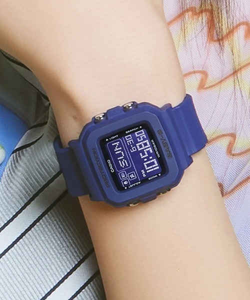 BABY-G クリアブルー デジタル腕時計 限定カラー BABY-G 「BABY-G」 デジタル腕時計 FREE ブルー レディース : ZOZOTOWN