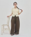 カーディガン 「umm.」衿付きアイレットポロ...の詳細画像4