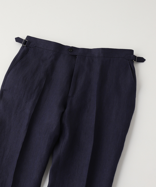 スラックス fursac (フルサック) Linen Trousers メンズ レディースの画像