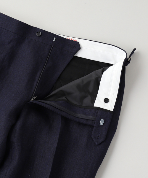 スラックス fursac (フルサック) Linen Trousers メンズ レディースの画像