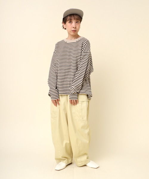 「RNA-N」 長袖カットソー MEDIUM ブルー レディース_画像5