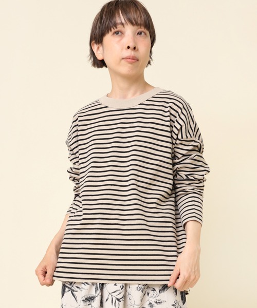 「RNA-N」 長袖カットソー MEDIUM ブルー レディース_画像9