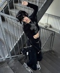 ワイドパンツ スウェットパンツ ジャージ 「D...の詳細画像3