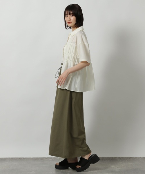 「LAKOLE」 半袖シャツ FREE ライトブルー レディース_画像3