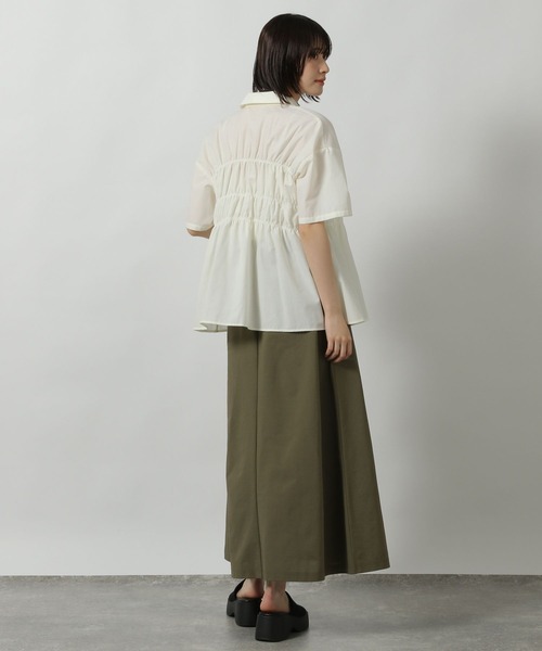 「LAKOLE」 半袖シャツ FREE ライトブルー レディース_画像4