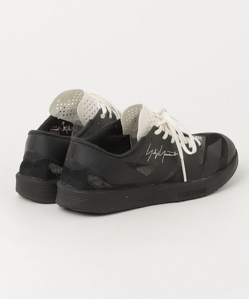 「Y-3」 ローカットスニーカー 24.0cm ブラック×ホワイト メンズ_画像2