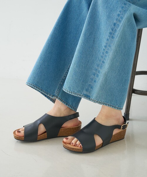 「PLAKTON」 フラットサンダル 37 ブラウン レディース_画像4