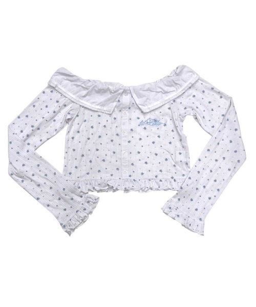 lilLilly（リルリリー） tシャツ セーラーオフショルトップス 